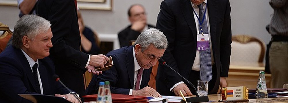 Armenia Joins Eurasian Union