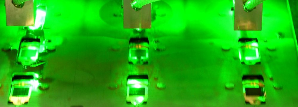 Laser Production Given  Green Light