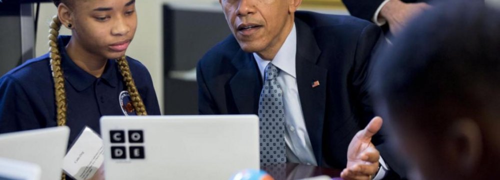 Obama Wants $4b to Help Students Learn Computer Science