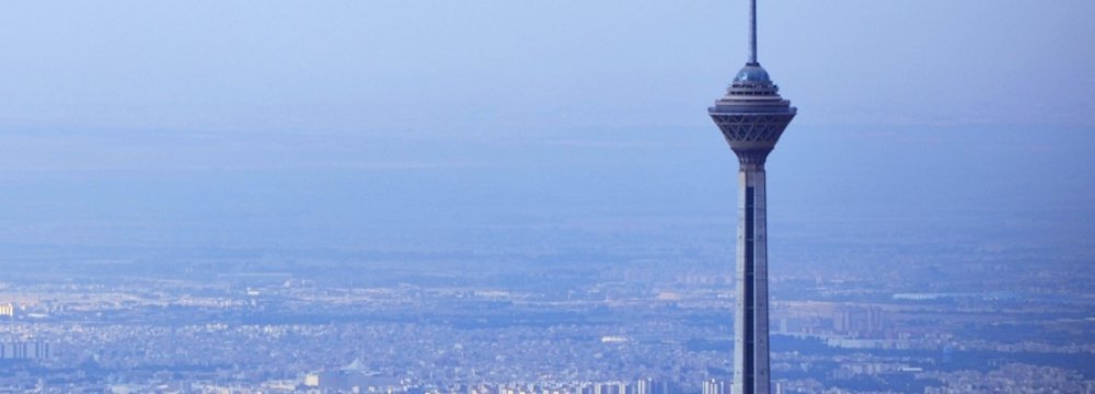 Telecom Antennas on Milad Tower