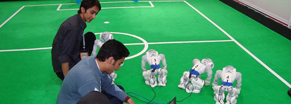 14 Nations at Tehran RoboCup Competitions  