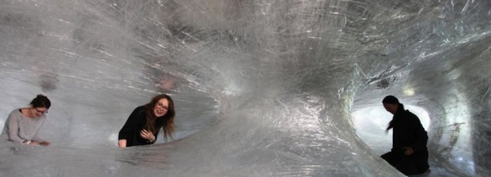 27 Miles of Scotch Tape ‘Spider Web’