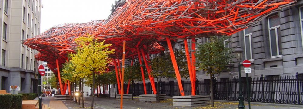 Towering Wooden Sculpture Breaks in European Cultural Capital