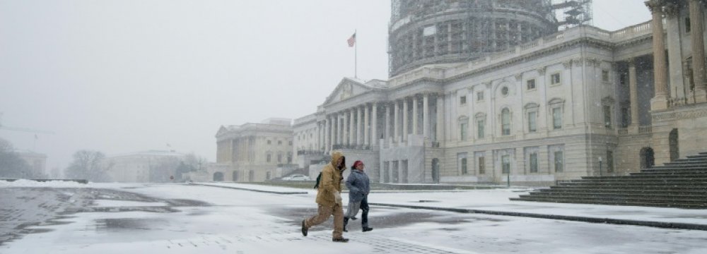 Snowstorm Thrashes US