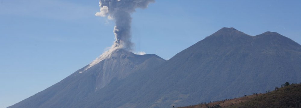 Fuego Volcano in Guatemala Increases Activity