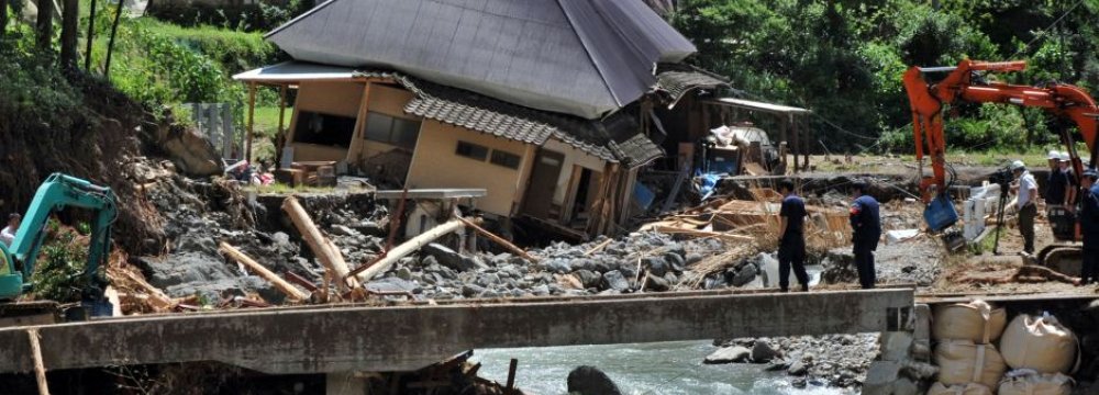 Typhoon Goni Leaves Trail  of Destruction