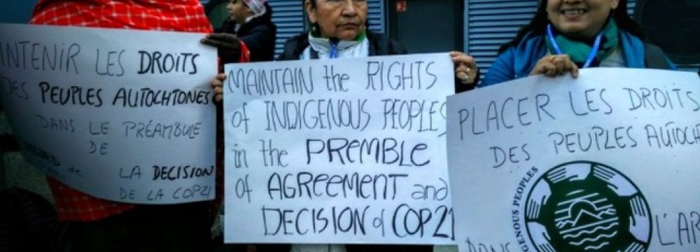Indigenous People Demand Voice on Environment  