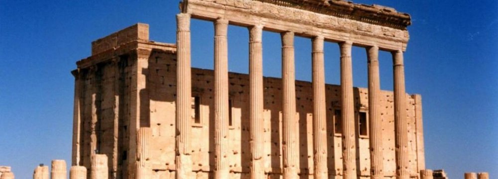 Ancient Palmyra Temple Blown Up by IS