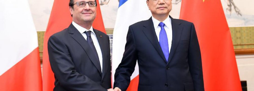 Hollande Welcomes China Nuclear Investment