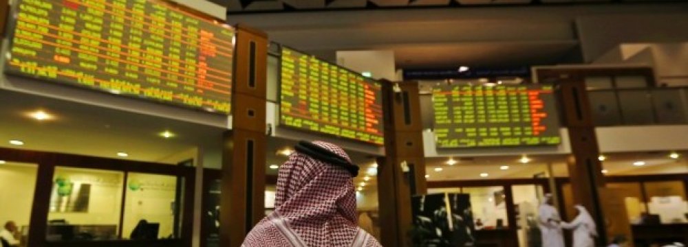 UAE Stocks Sink on Oil Slide