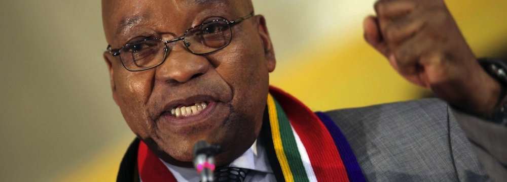 Zuma: S. Africa Must Face Mining Sector Challenges