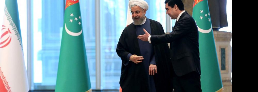 Rouhani Explores Enhanced Turkmen Ties  