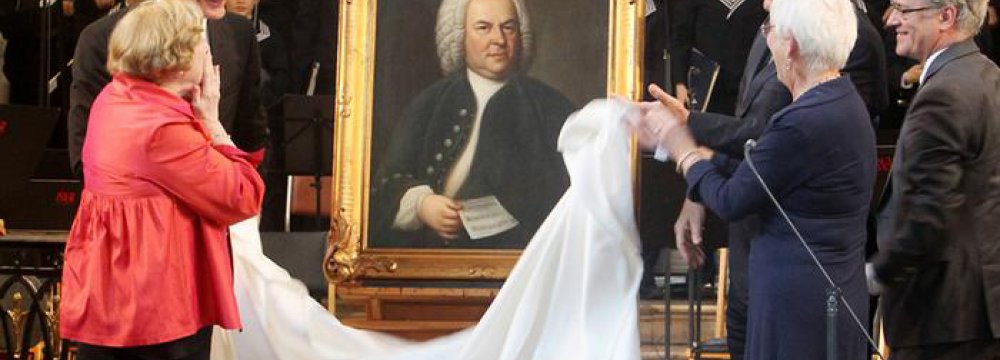 Bach Portrait Unveiled in Leipzig