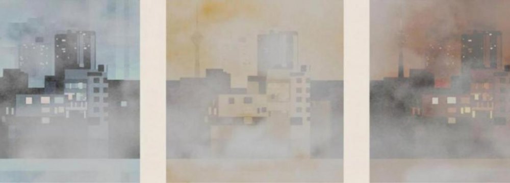 Shishegaran Artworks  on Tehran Air Pollution