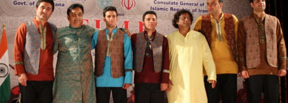 Music Band Takes Indian Stage