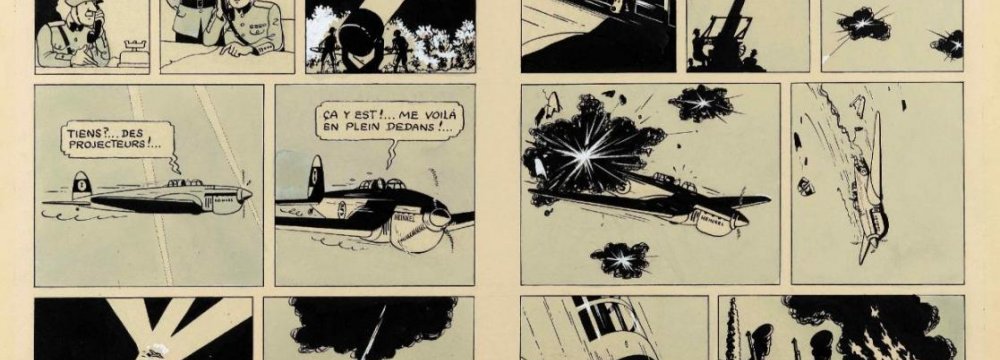 Tintin Comic Strip Fetches Record $1.7m at Sotheby’s Auction