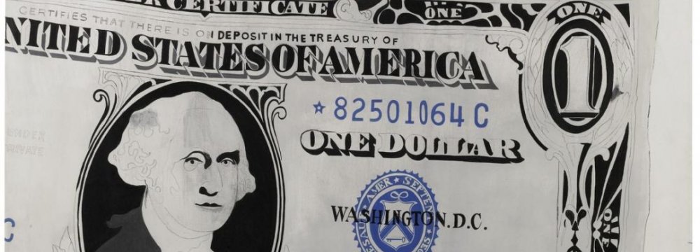 Warhol’s $1 Bill Fetches $32m at Sotheby’s 