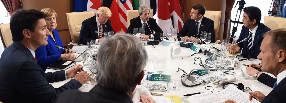 G7 Leaders Brace for Clash With Trump 