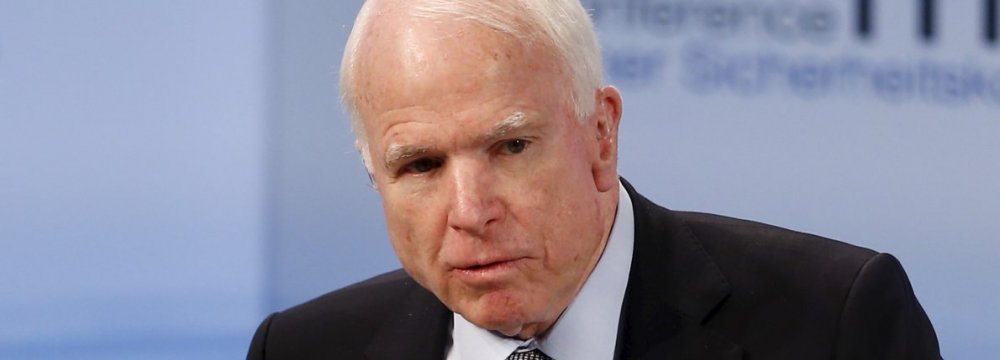 McCain: China Behaving Like a Bully 