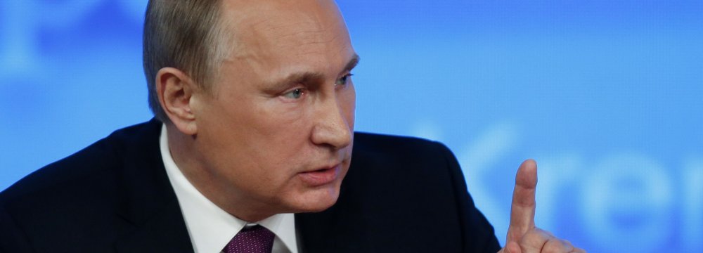 Putin Slams New US Anti-Russia Sanctions