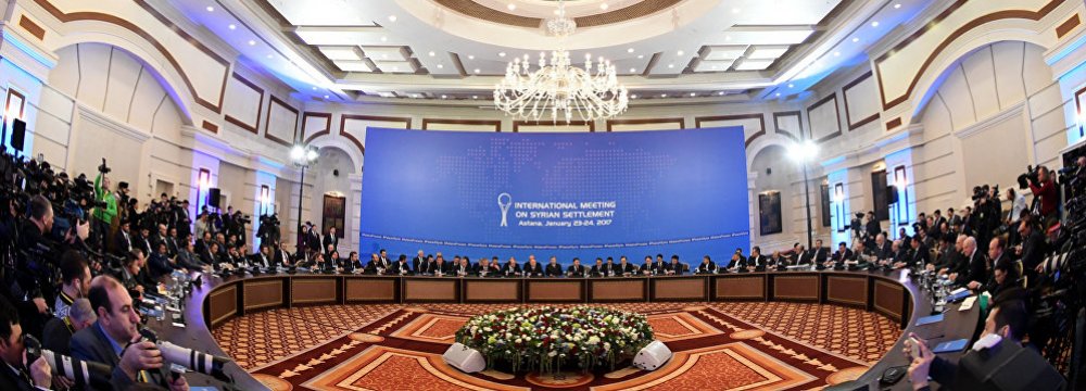 The next round of Astana talks is to be held in the last week of August. 