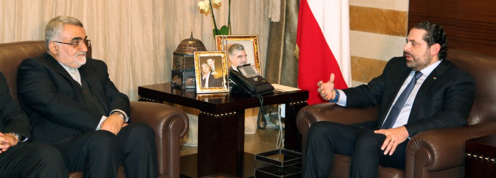 Lebanese Premier Calls for Closer Cooperation  