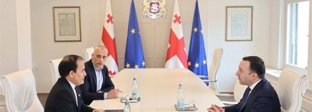 New Envoy Meets Georgian PM 