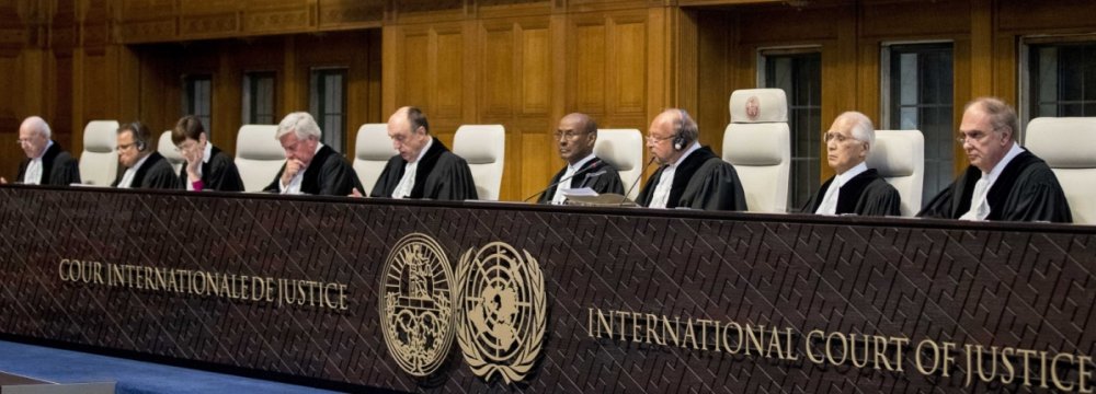 The International Court of Justice said on Tuesday that Iran has filed a lawsuit against the United States  with hearings being scheduled for October.