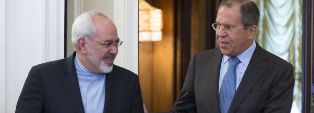 Russia, Iran FMs Discuss Syria, Nuclear Deal