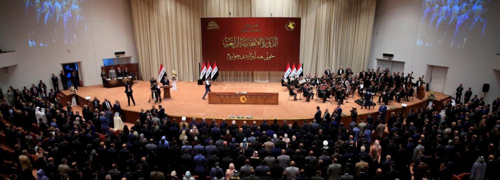 Support for New Government in Baghdad 
