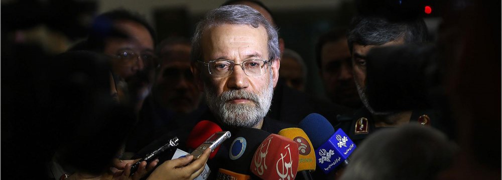 Majlis Speaker Ali Larijani