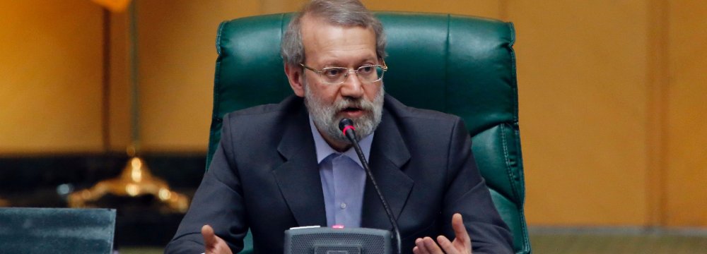 Larijani: Israel Mastermind of Syria War