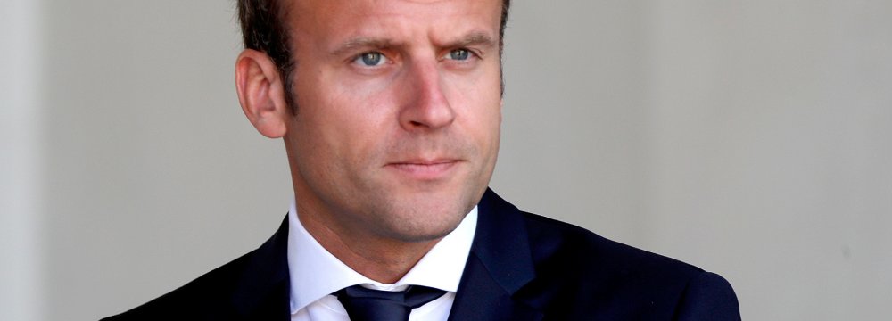 Macron Urges Dialogue With Tehran 