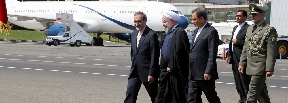 Rouhani in Astana for OIC Summit