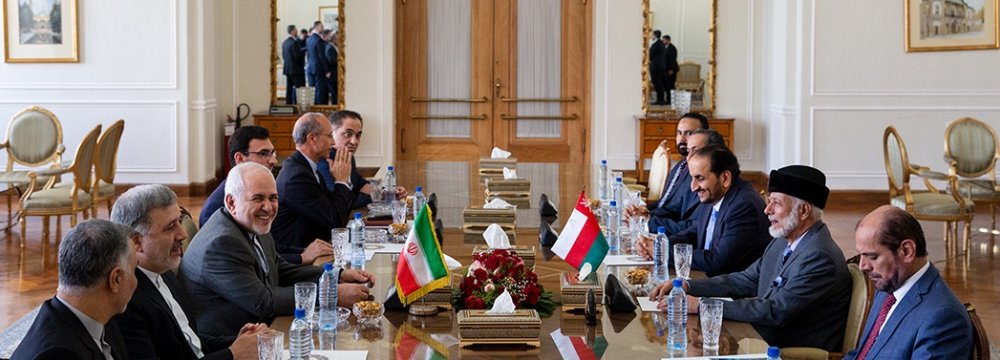 Oman's Top Diplomat in Iran for Talks Over Tanker Tensions