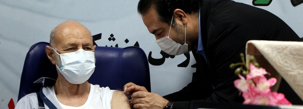 Phase Two of Mass Vaccination Against Coronavirus Commences in Iran