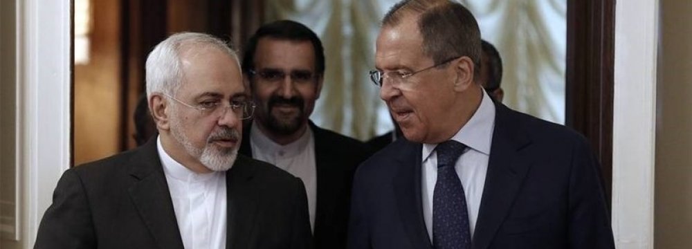 Top Iran, Russia Diplomats Discuss Ties, Region