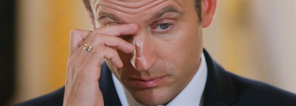 French President Emmanuel Macron