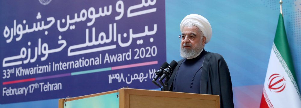 Rouhani Highlights Scientific Achievements 