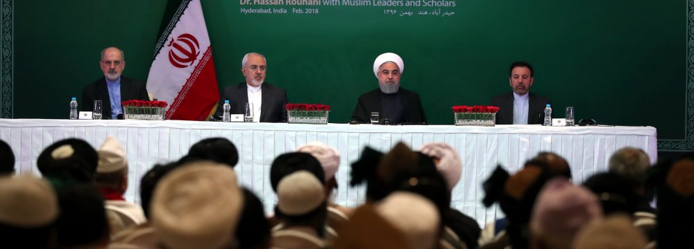 Rouhani: India a Model of Peaceful Coexistence