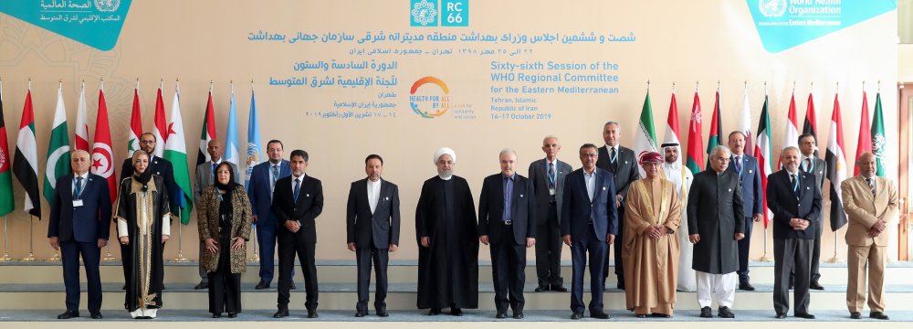 Rouhani Calls for Regional Health Efforts