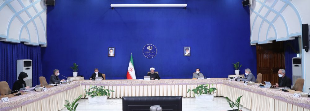 Rouhani Upbeat on Termination of Sanctions 