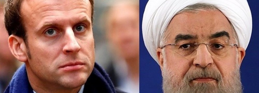 Rouhani Tells Macron EU Should Do More to Save Nuclear Deal