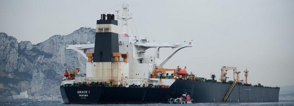Official Upbeat About Release of Oil Tanker by Britain 