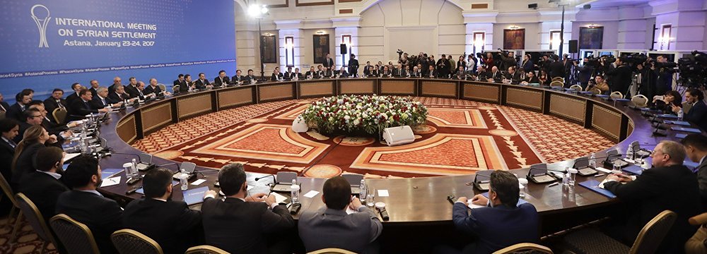 The eighth round of talks on the Syrian crisis was held in Astana, Kazakhstan, on Dec. 21-22.	