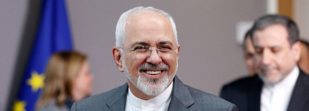 Zarif Meets Taliban Delegation to Discuss Afghan Peace   