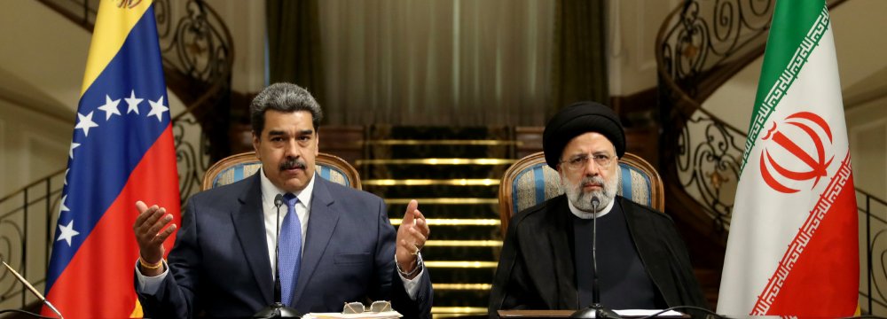 Iran-Venezuela 20-Year Cooperation Plan Will Shape Bright Future for Bilateral Ties  