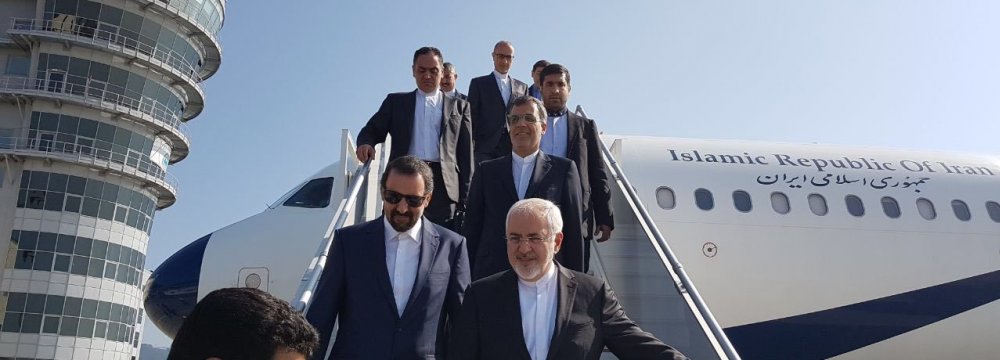 Zarif in Russia for Fortifying Cooperation