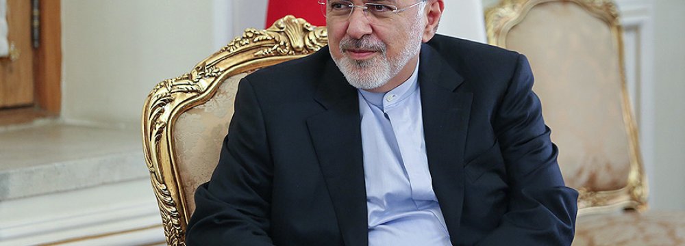 Zarif in Moscow for Caspian Talks