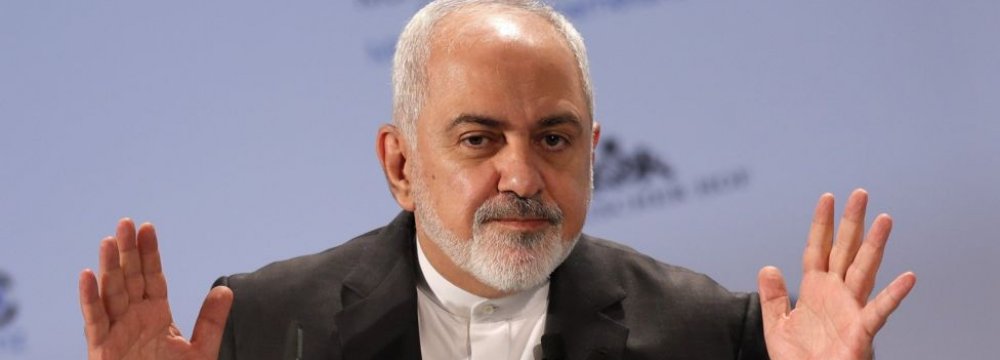 Zarif: US Nuclear Deal Stance a Threat to Europe 